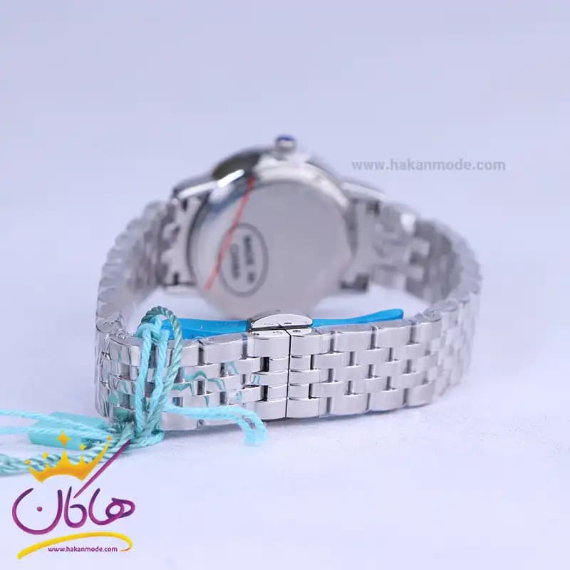 ساعت سولیدا زنانه استیل نقره ای صفحه مشکی S4139/3 — تصویر ۲