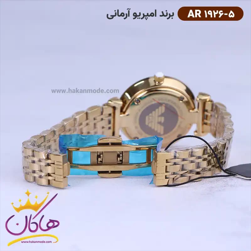 ساعت امپریو آرمانی زنانه استیل طلایی AR 1926/5 — تصویر ۳
