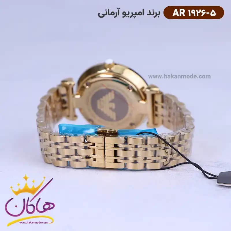 ساعت امپریو آرمانی زنانه استیل طلایی AR 1926/5 — تصویر ۲