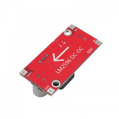 ماژول مبدل DC-DC LM2596 کاهنده خروجی 1.23V-30V 3A – رنگ قرمز — تصویر ۲