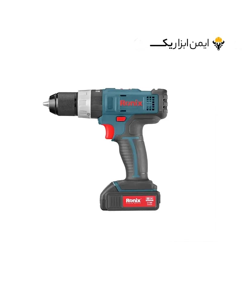 دریل پیچ گوشتی شارژی 10 میلی متری 14 ولت رونیکس (Ronix) مدل 8614 — تصویر ۲