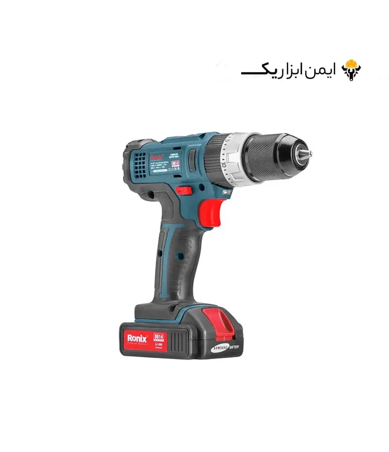 دریل پیچ گوشتی شارژی 10 میلی متری 14 ولت رونیکس (Ronix) مدل 8614