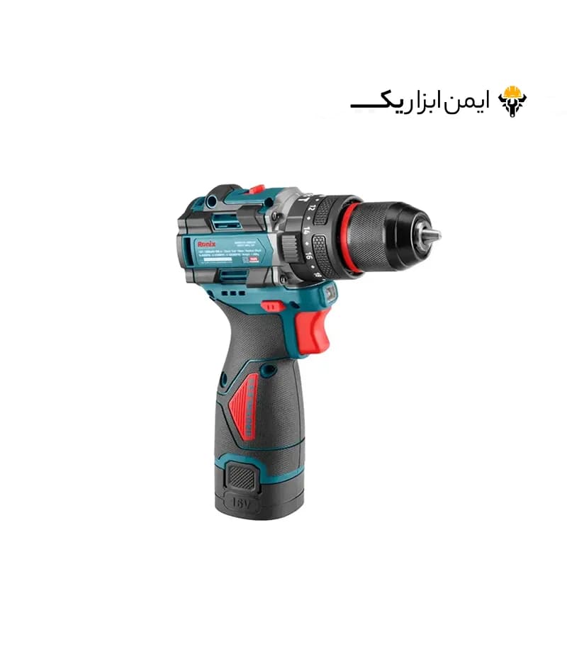 دریل شارژی 10 میلی متری 16 ولت رونیکس (Ronix) مدل 8669