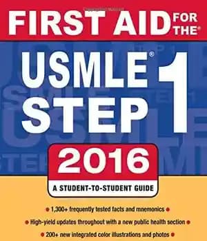 دانلود کتاب First Aid for the Usmle Step 1, 2016 – کمک های اولیه برای Usmle Step 1، 2016