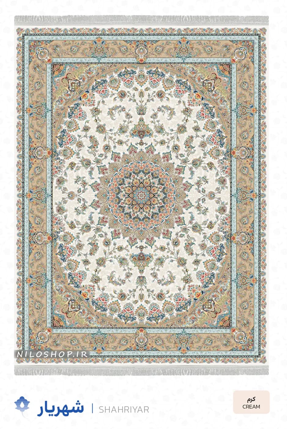 فرش ماشینی 1200 شانه | طرح شهریار