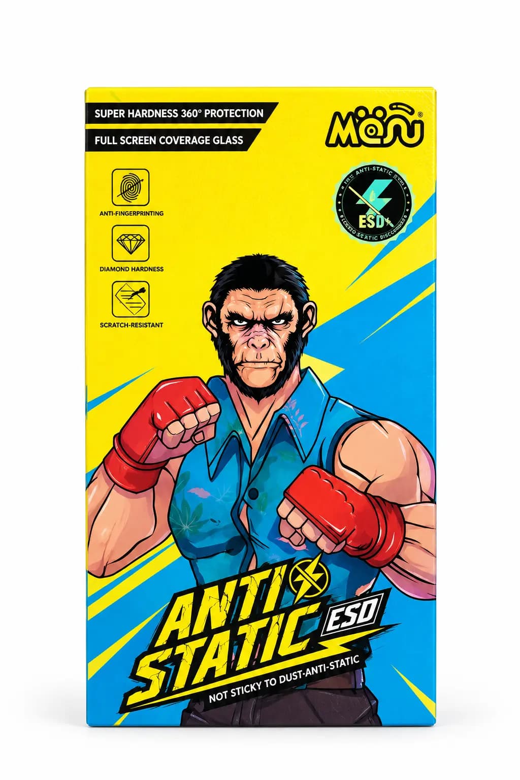 گلس Samsung Galaxy S25 Ultra مدل Anti Static Monkey — تصویر ۲