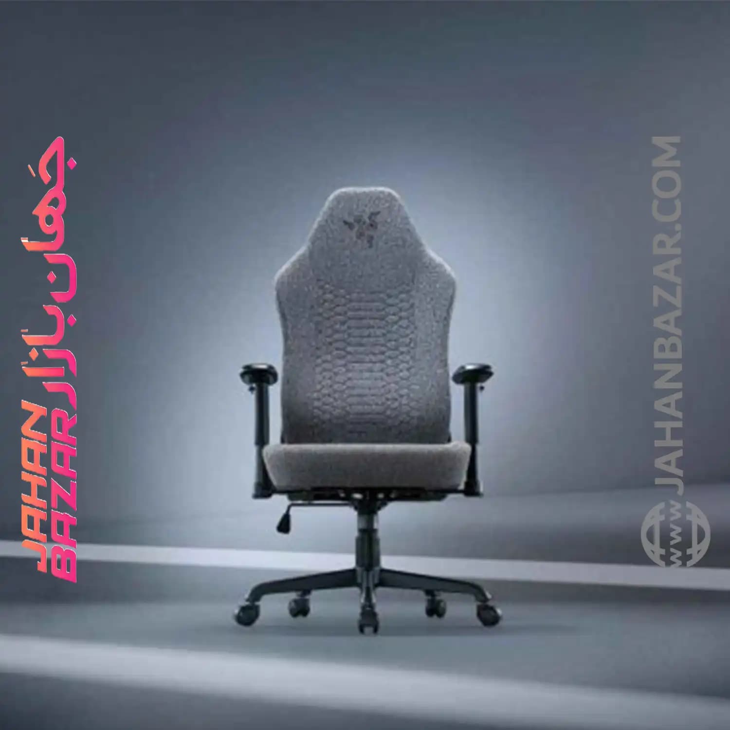 صندلی گیمینگ ریزر مدل Razer Iskur V2 X Light Gray Fabric — تصویر ۳