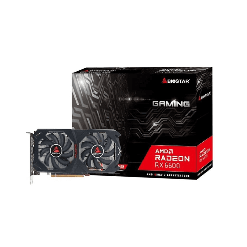 کارت گرافیک بایوستار AMD Radeon RX6600 ظرفیت 8 گیگابایت