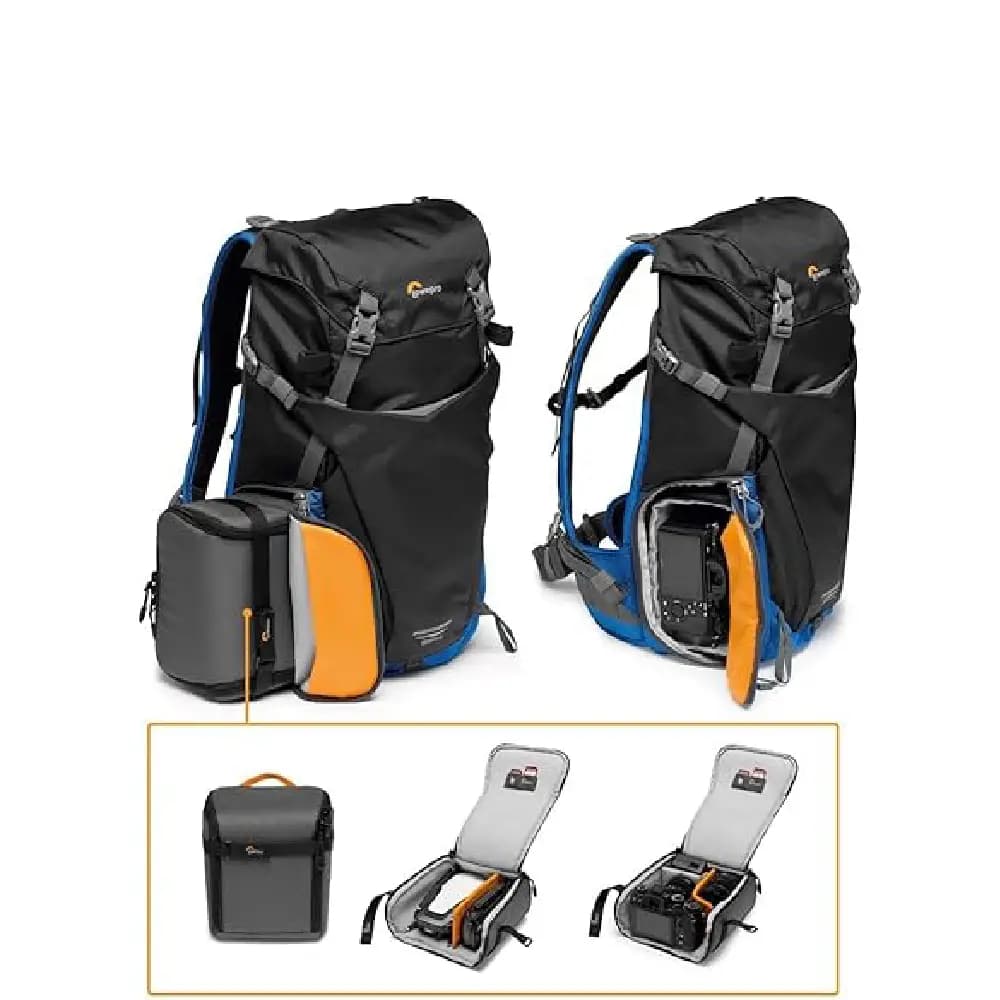 کوله پشتی لوپرو Lowepro PhotoSport BP 24L AW III Photo Backpack (مشکی/آبی) — تصویر ۳
