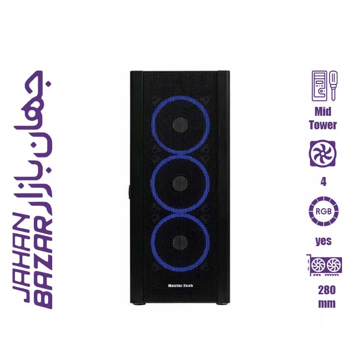 کیس گیمینگ مسترتک Master Tech S400
