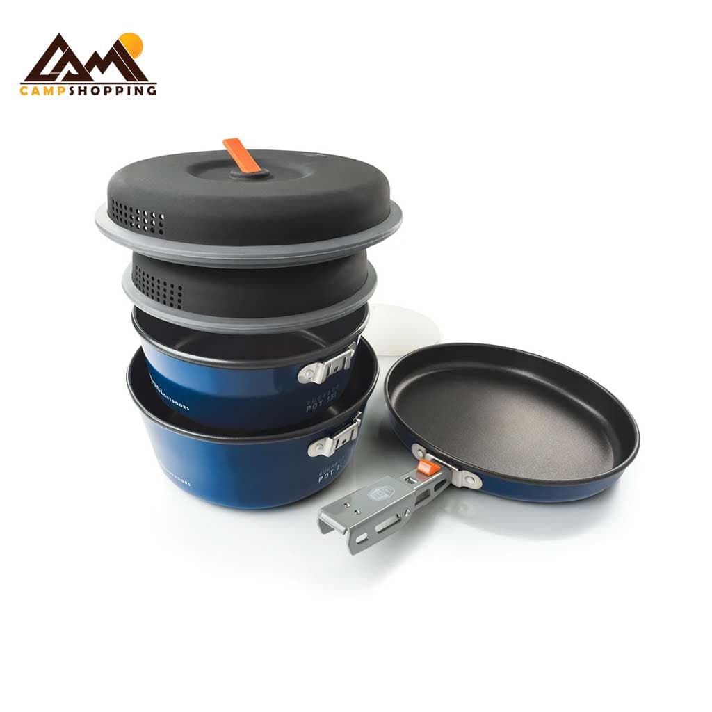 ست ظروف 3 نفره جی اس آی مدل GSI Outdoors Bugaboo Base Camper – سایز M — تصویر ۵