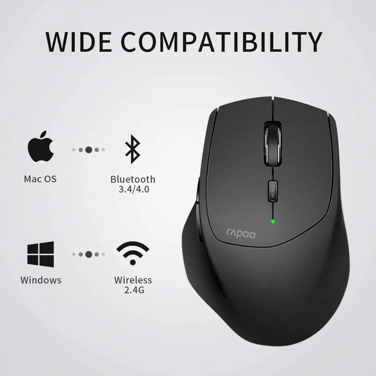 موس بی سیم رپو مدل MT550 — تصویر ۳