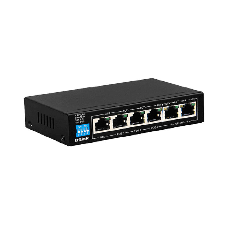 سوییچ 6 پورت POE دی لینک DGS-F1006P-E — تصویر ۳