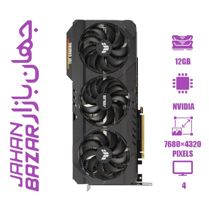 کارت گرافیک استوک ایسوس Asus RTX 3080 Ti TUF OC 12GB