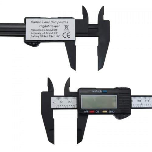 کولیس دیجیتال پلاستیکی 150-0 میلی متر مدل Fiber Carbon — تصویر ۲