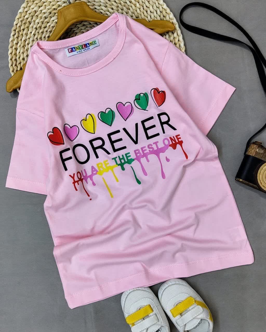 تیشرت تک دخترانه FOREVER — تصویر ۲