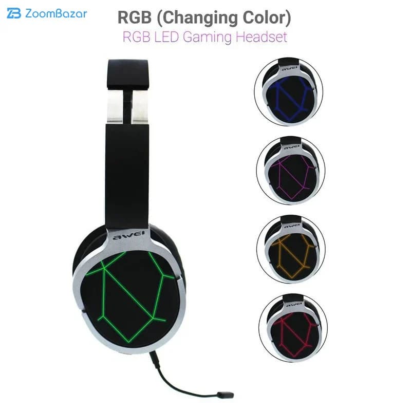 هدست بی سیم اوی مدل ATN SECURE HEADSET A799 BL — تصویر ۸