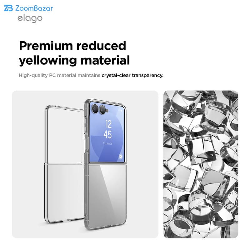 قاب اپیکوی مدل Transparent Fold مناسب برای گوشی موبایل سامسونگ Galaxy Z Flip 7 — تصویر ۷
