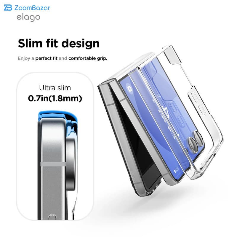 قاب اپیکوی مدل Transparent Fold مناسب برای گوشی موبایل سامسونگ Galaxy Z Flip 7 — تصویر ۶