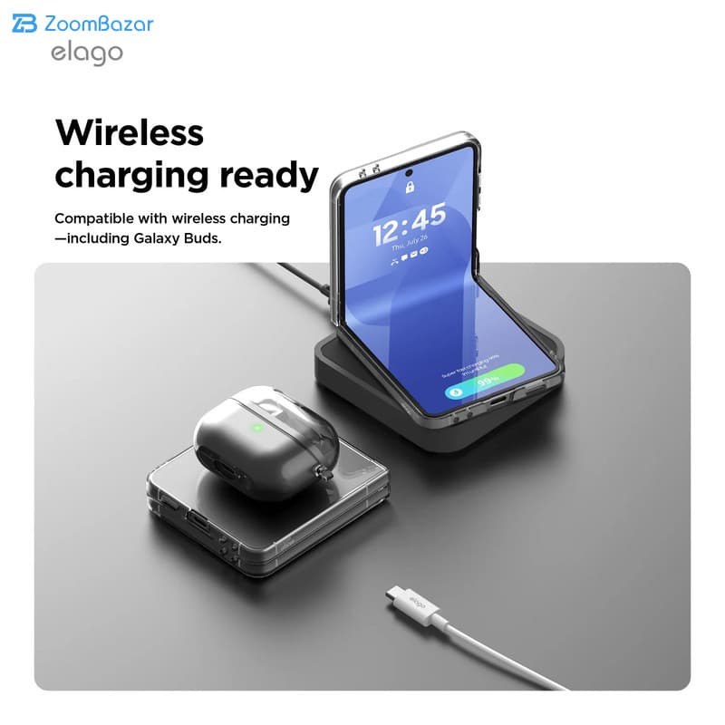 قاب اپیکوی مدل Transparent Fold مناسب برای گوشی موبایل سامسونگ Galaxy Z Flip 7 — تصویر ۳