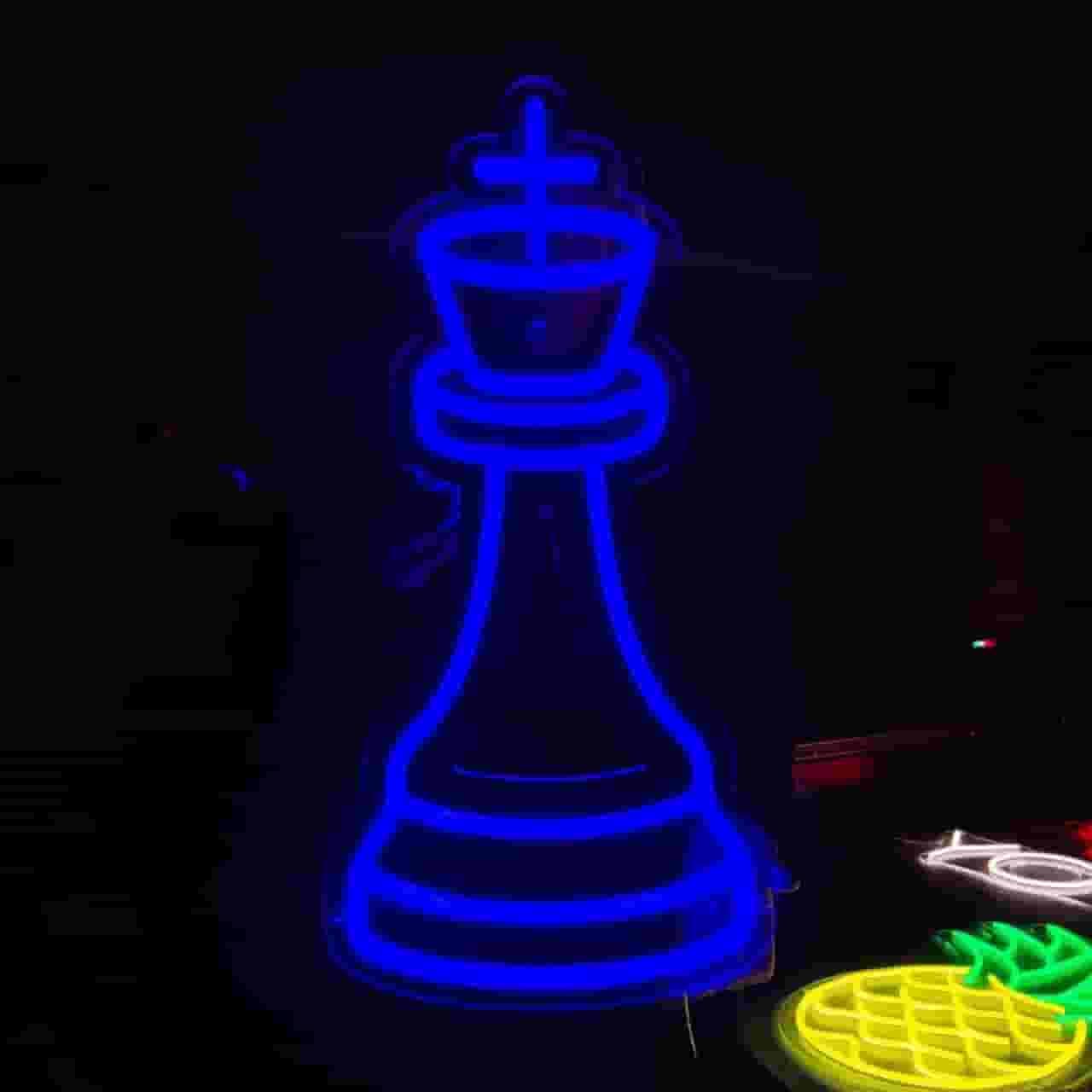 تابلو نئون مهره شطرنج