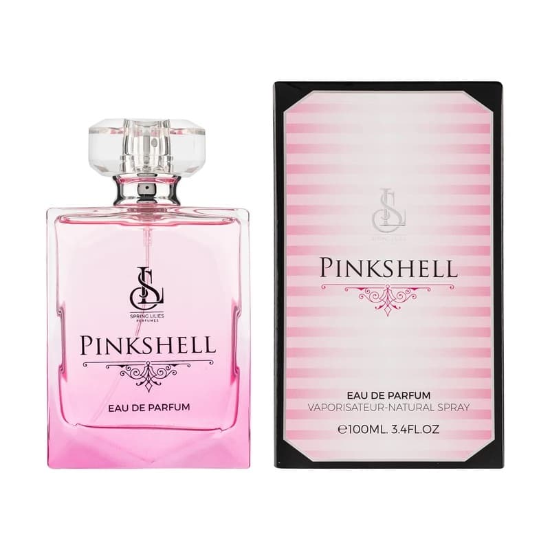 ادوپرفیوم زنانه اسپرینگ لیلیز مدل Pinkshell مشابه رایحه ویکتوریا سکرت بامب شل حجم 100ml — تصویر ۲