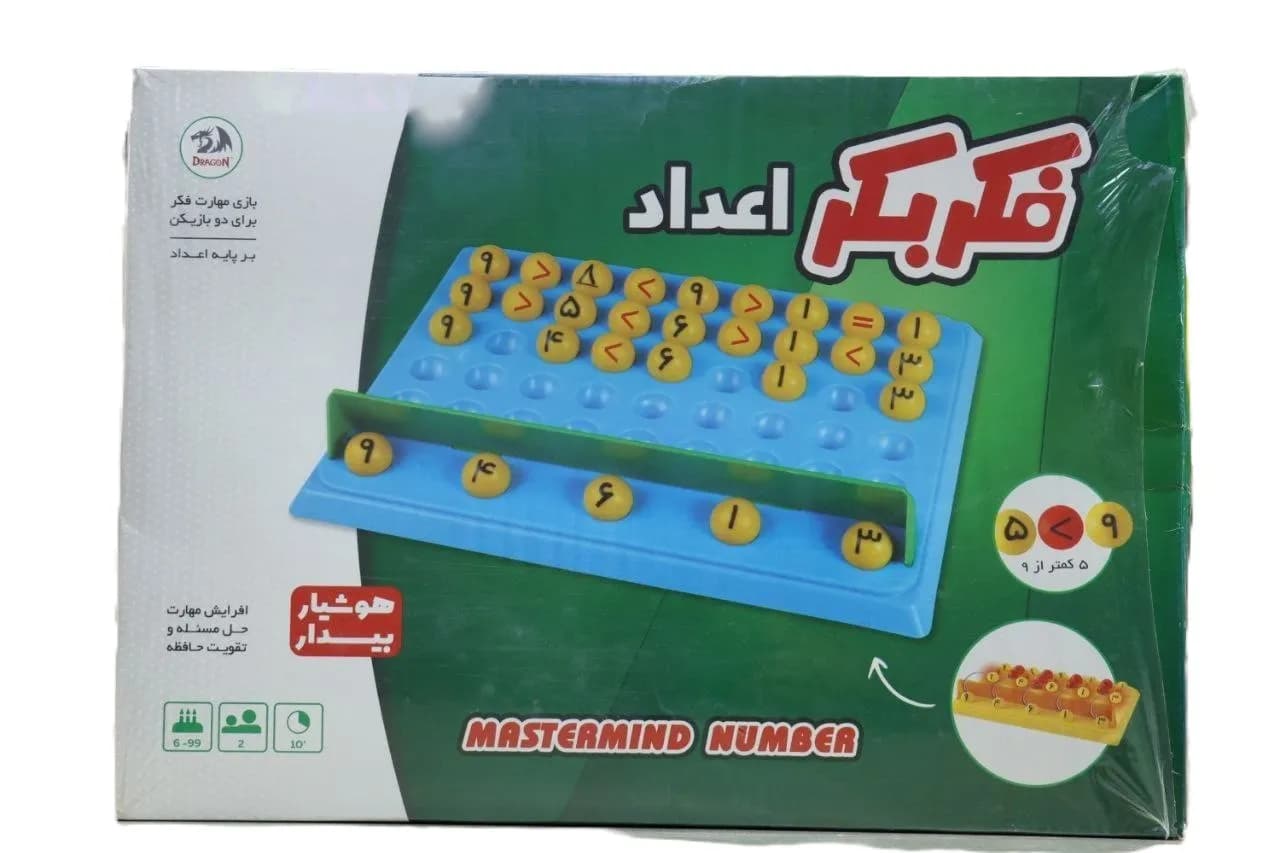 بازی فکری فکر و بکر اعداد دراگون — تصویر ۴
