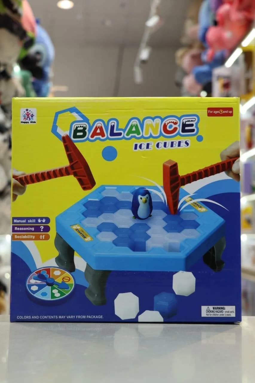 بازی تعادلی پنگوئن روی یخ مدل Balance Ice Cubes — تصویر ۳