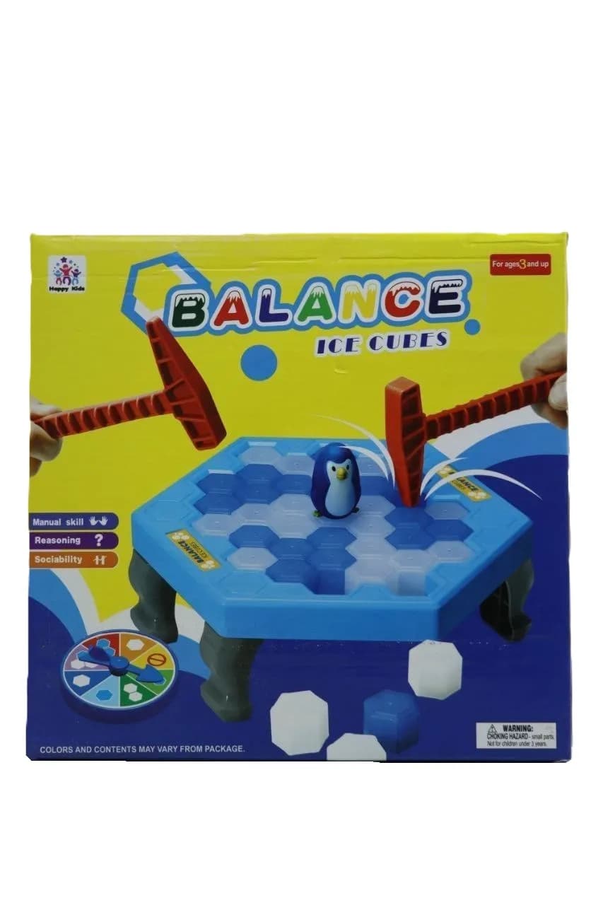 بازی تعادلی پنگوئن روی یخ مدل Balance Ice Cubes