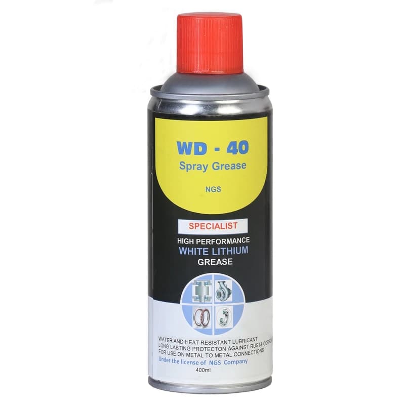 اسپری گریس سفید لیتیوم WD-40 حجم ۴۰۰ میلی‌لیتر