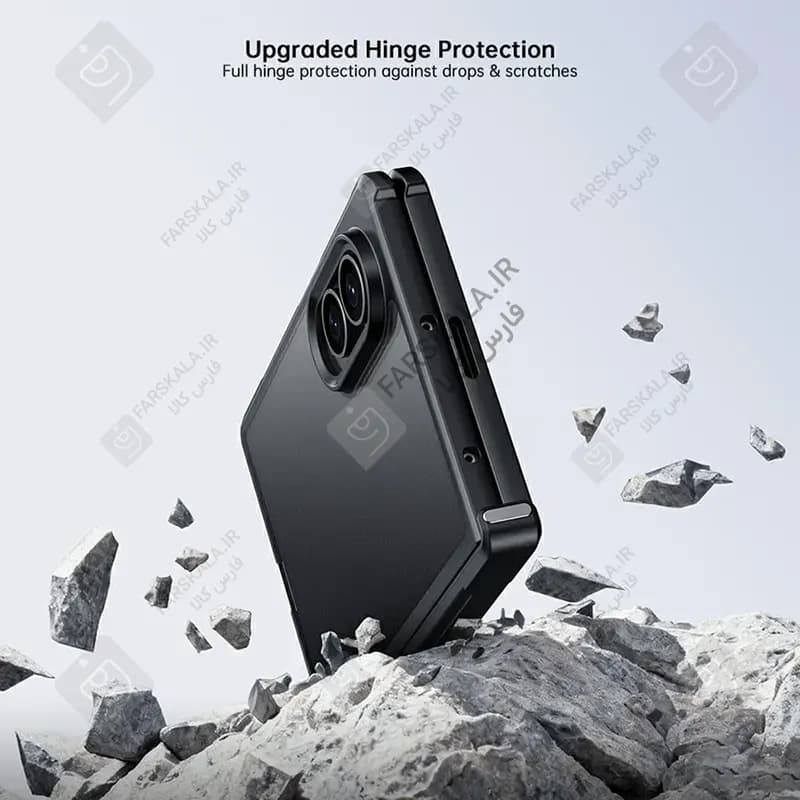 قاب اصلی پشت کریستالی Xundd Beatle گوشی سامسونگ Z Fold 8 — تصویر ۵