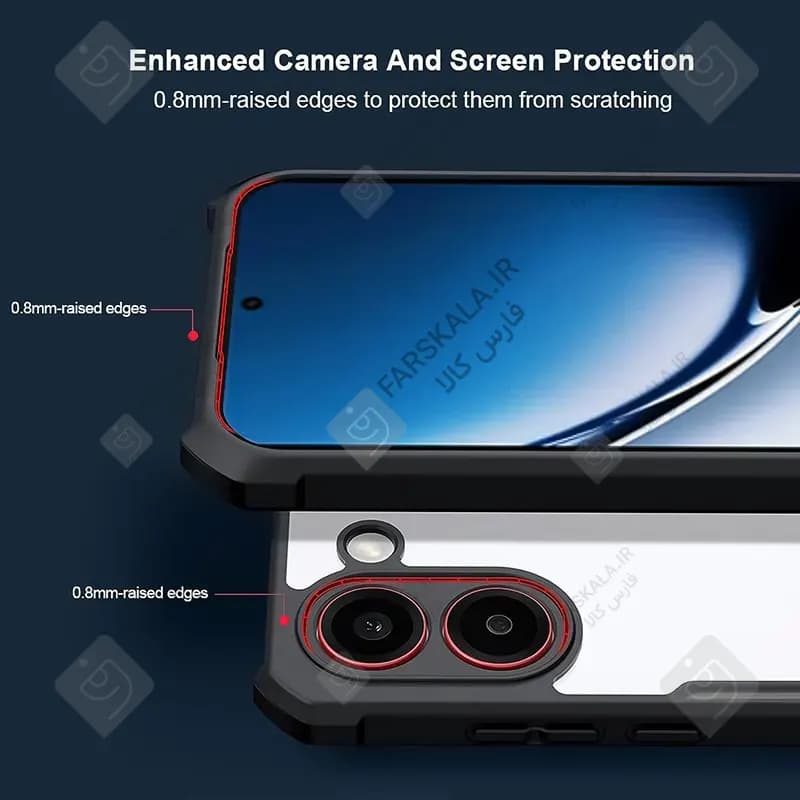 قاب اصلی پشت کریستالی Xundd Beatle گوشی شیائومی پوکو X8 pro — تصویر ۴