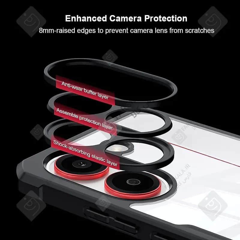 قاب اصلی پشت کریستالی Xundd Beatle گوشی شیائومی پوکو X8 pro — تصویر ۶