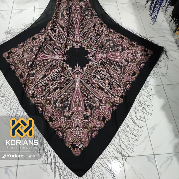 روسری نخی ترک کد Rs8981 — تصویر ۲