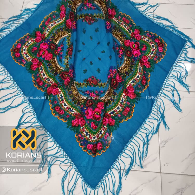 روسری نخی مدل ژاپنی کد Rs7900 — تصویر ۲