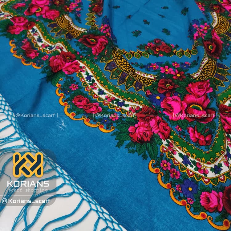 روسری نخی مدل ژاپنی کد Rs7900 — تصویر ۴