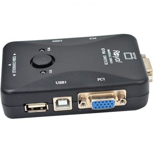 سوییچ دستی IFORTECH KVM 2 PORT — تصویر ۲