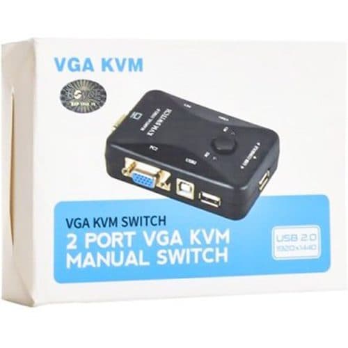 سوییچ دستی IFORTECH KVM 2 PORT — تصویر ۳
