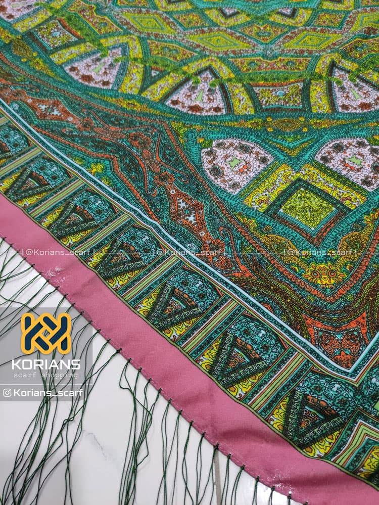 روسری نخی ترک کد Rk8461 — تصویر ۴