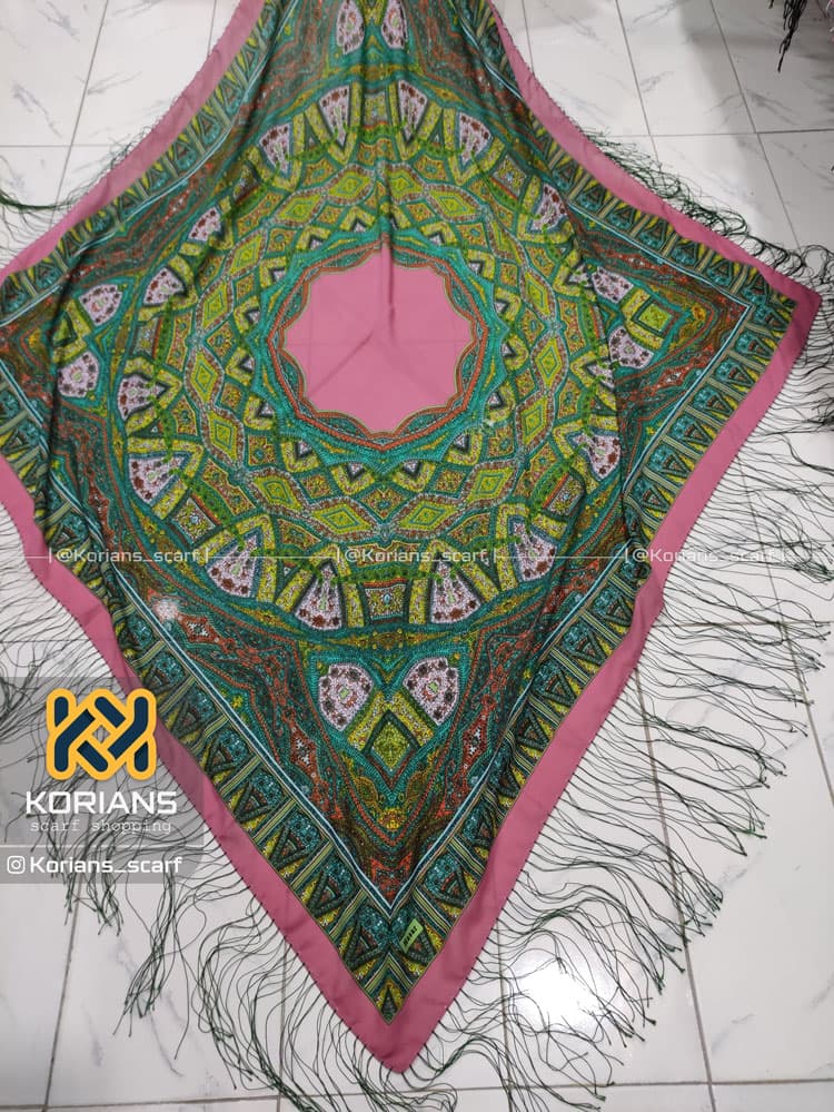 روسری نخی ترک کد Rk8461 — تصویر ۲