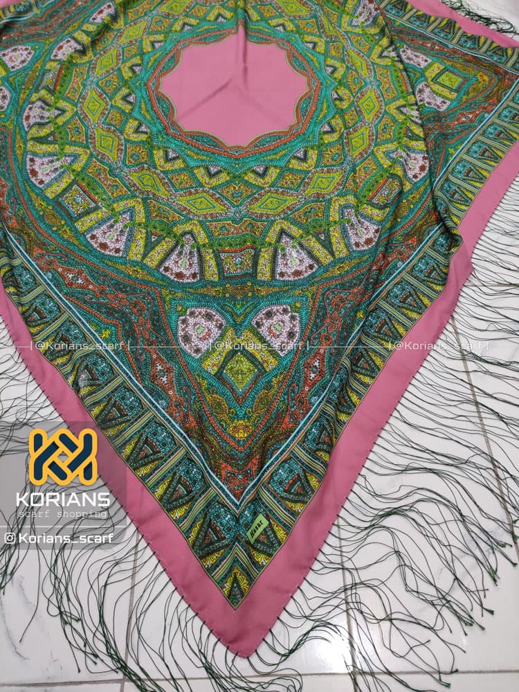 روسری نخی ترک کد Rk8461 — تصویر ۳