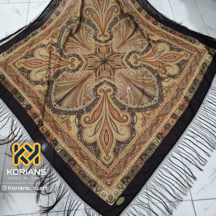 روسری نخی ترک کد Rk5334 — تصویر ۲