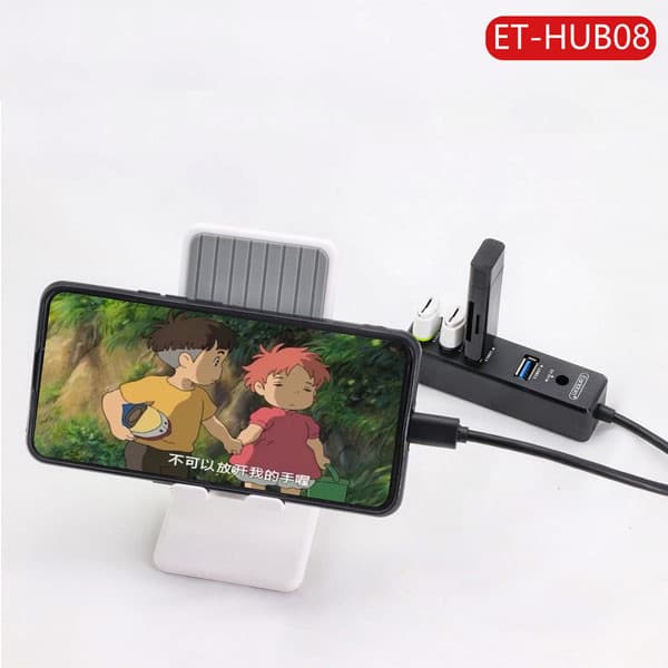 هاب 4پورت Earldom -HUB08-USB2.0*USB3.2 — تصویر ۴