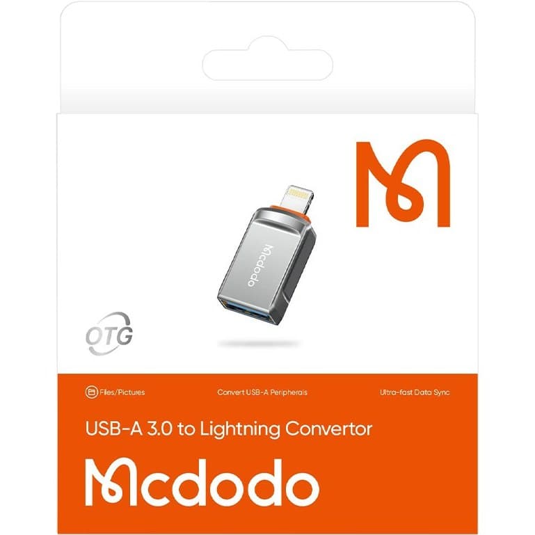 تبدیل لایتنینگ MCDODO OTG OT-8600 — تصویر ۲