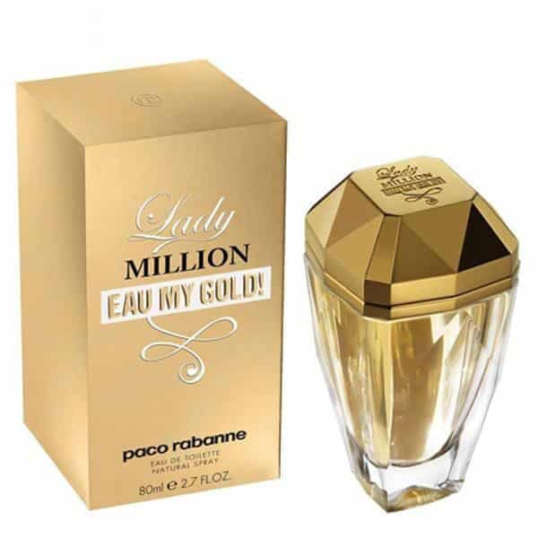 ادو تویلت زنانه پاکو رابان مدل Lady Million Eau My Gold حجم 80 میلی لیتر — تصویر ۵