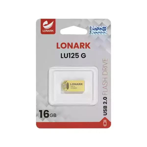 فلش مموری LONARK USB2.0 LU125G 16G Gold