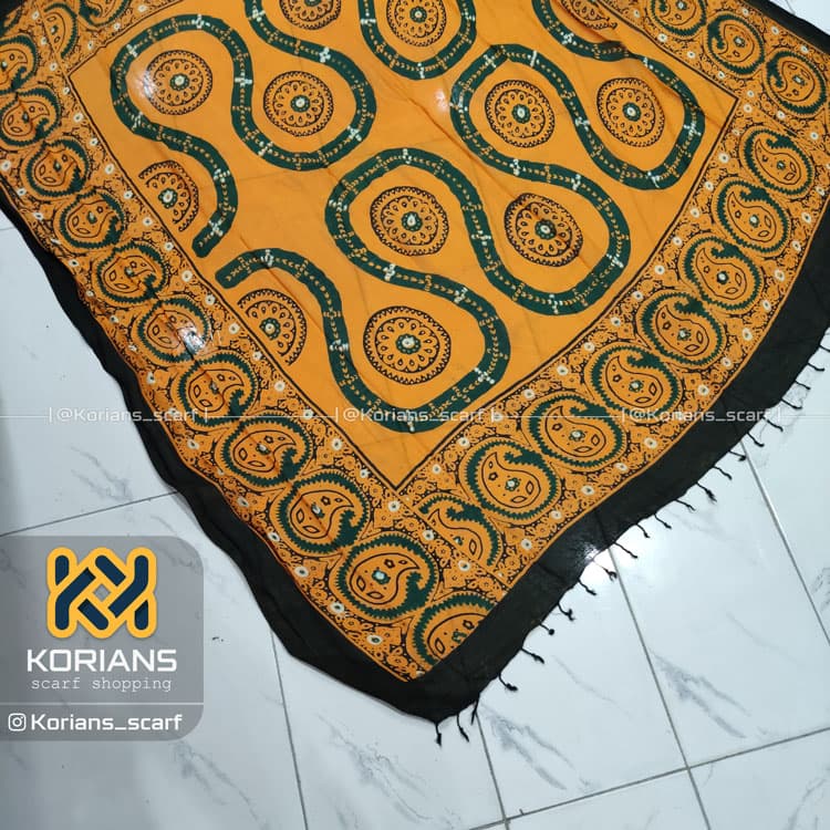 روسری ترکمن (یالق) مدل مار — تصویر ۲
