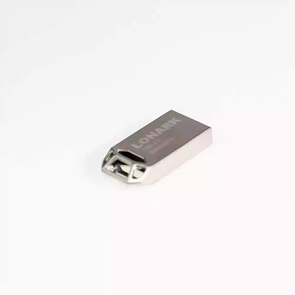 فلش مموری LONARK USB2.0 LU125S 16G Silver — تصویر ۲