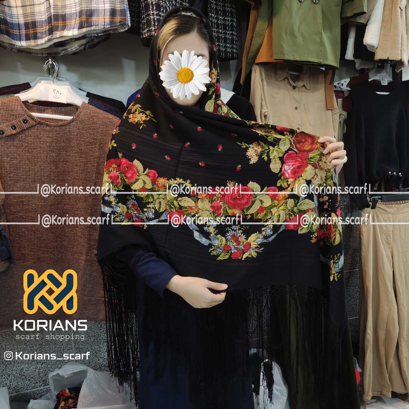 چارقد پشمی دلار rw1037