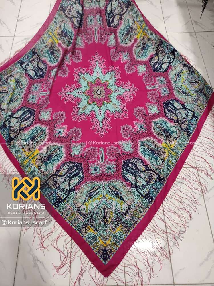 روسری نخی ترک کد rs4432 — تصویر ۲